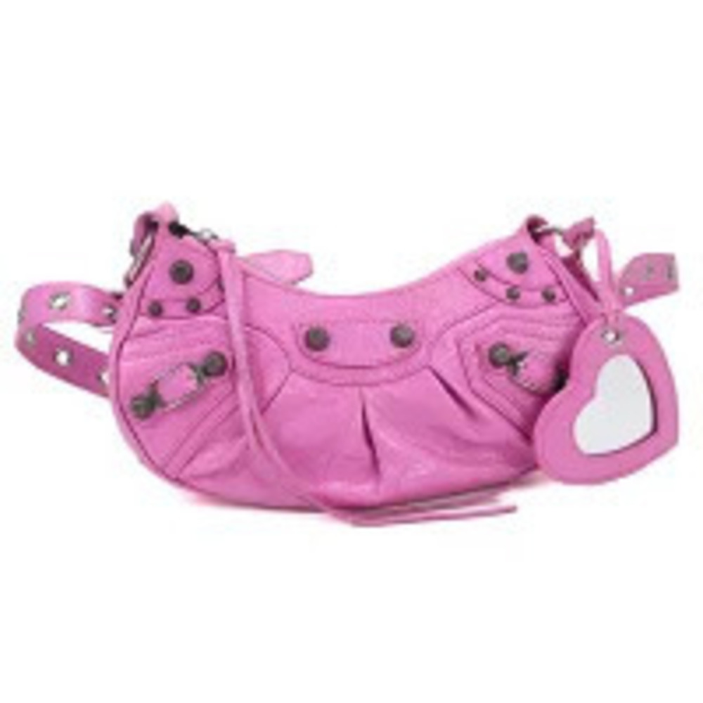 Balenciaga Shoulder Bag Le Cagole Pink Crossbody